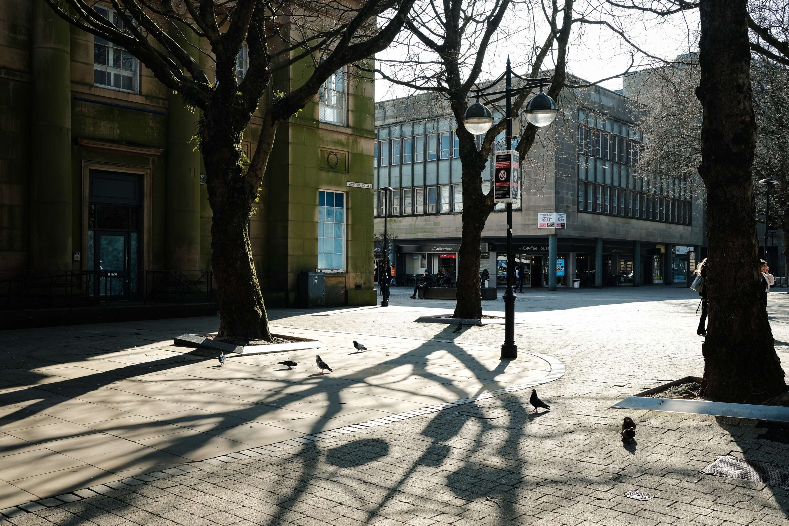 Landscape shot of Bolton town centre
